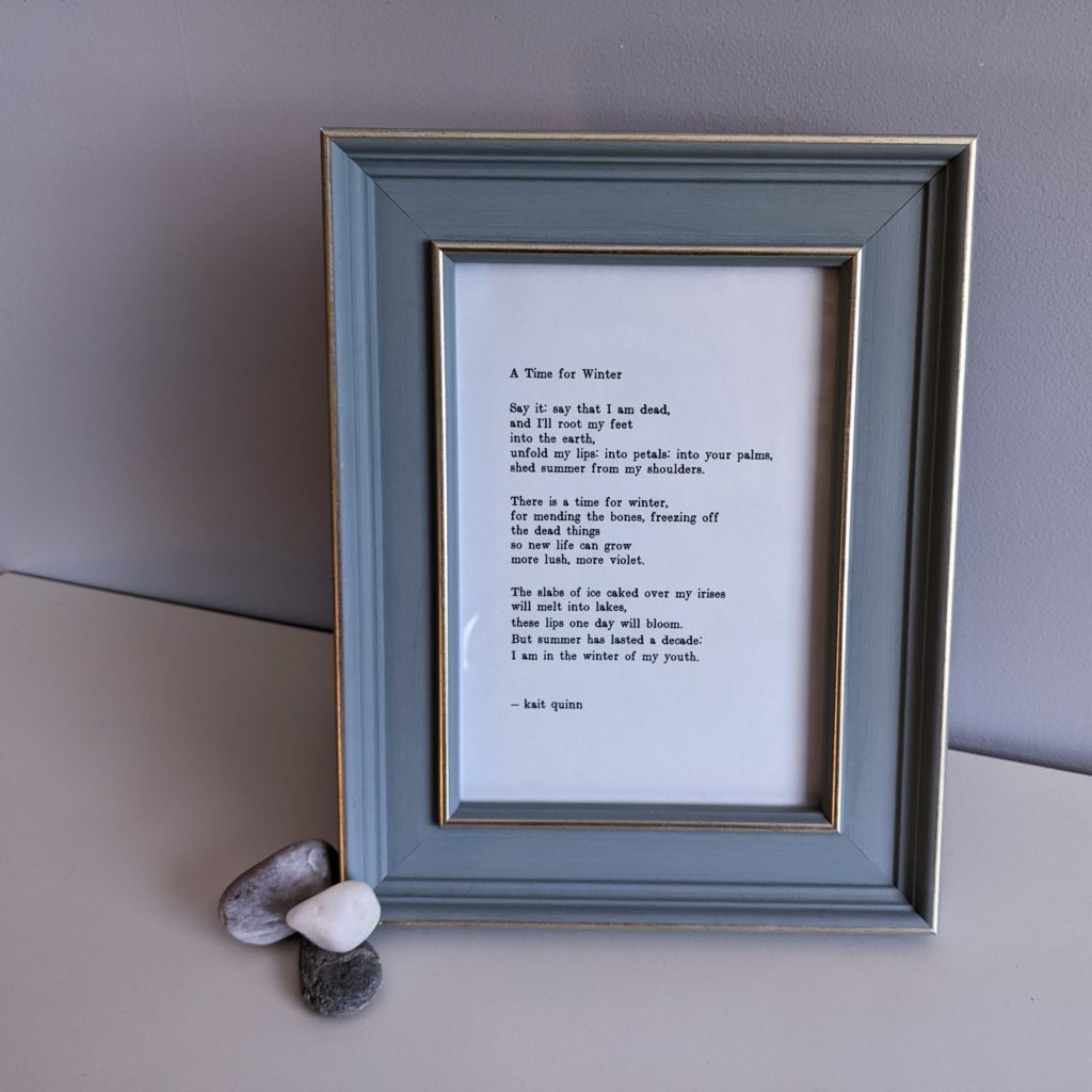 Framed Poems – Kait Quinn Poetry